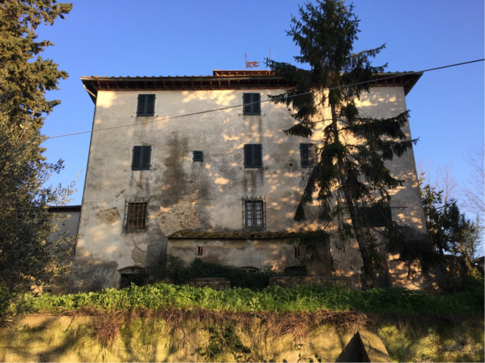 Panské sídlo a přístavby u San Casciano